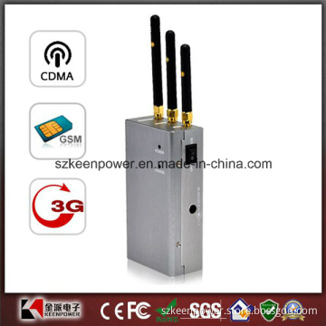 3W Cell Phone Jammer GSM CDMA 3G Dcs Signal Blocker